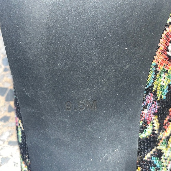 Jeffrey Campbell Vintage Floral Tapestry Platform Size 9.5 Shoes EUC - Picture 5 of 16